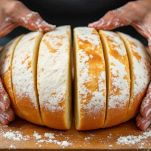 Impasto diviso in palline regolari