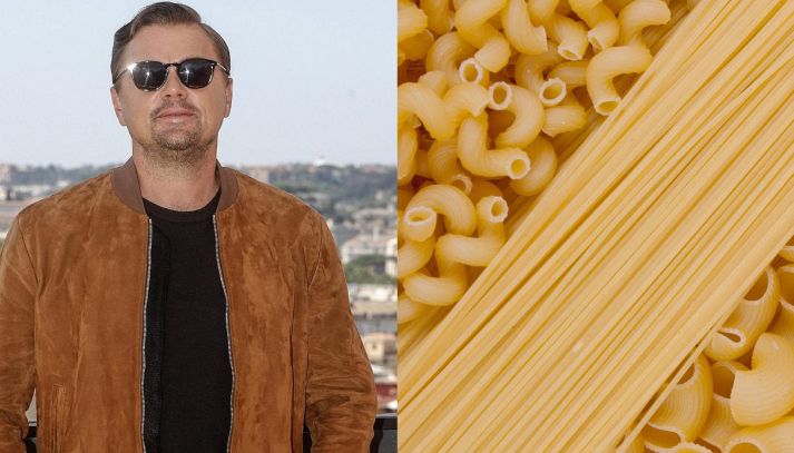 Leonardo DiCaprio ama la pasta