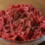Burger bomb, carne macinata