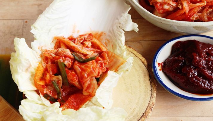 Delizioso piatto di kimchi, cibo tradizionale coreano