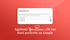 Aggiungi Buonissimo alle tue fonti preferite su Google