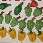 Frutta martorana colorata