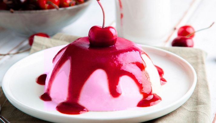 Panna cotta alla ciliegia