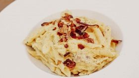 Particolare piatto di Gricia