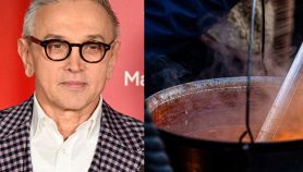Bruno Barbieri con ricetta della cucina giapponese