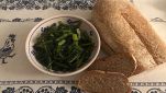Ciotola con cicoria ripassata in padella