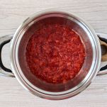 Pentola con fragole