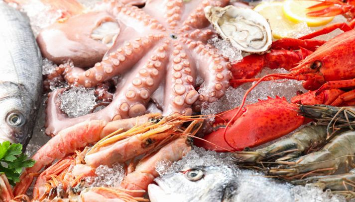 frutti di mare crudi