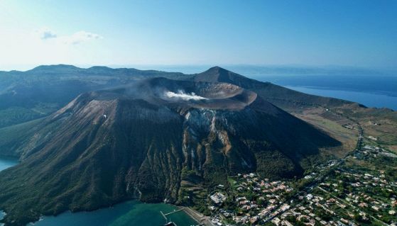 Veduta dell'isola di Vulcano