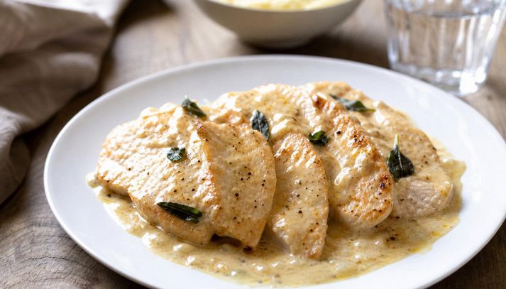 Petti di pollo al latte