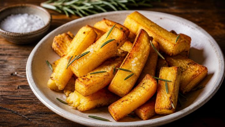 Polenta fritta al rosmarino