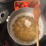 Bollitura della quinoa
