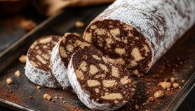 Salame di cioccolato con cacao
