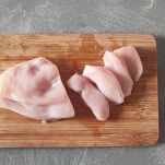 Petto di pollo tagliato a straccetti