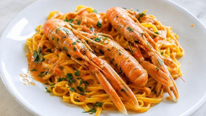 Tagliolini agli scampi