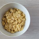 Ingredienti pasta frolla mescolati
