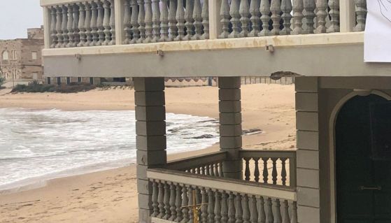 Visuale della terrazza del Commissario Montalbano dove aprirà il ristorante Adelina