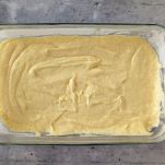 Impasto nella teglia