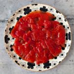 Anguria cotta sul piatto