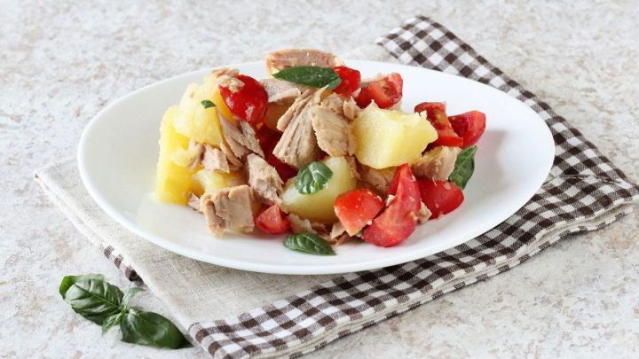 insalata di tonno e patate bollite