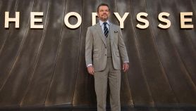 Matt Damon alla prima di The Odissey