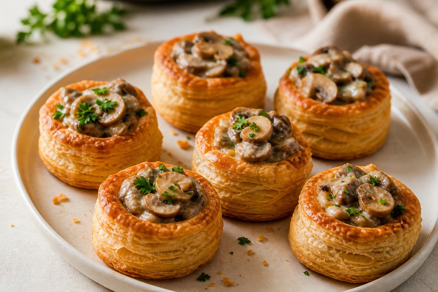 Vol-au-vent ai funghi