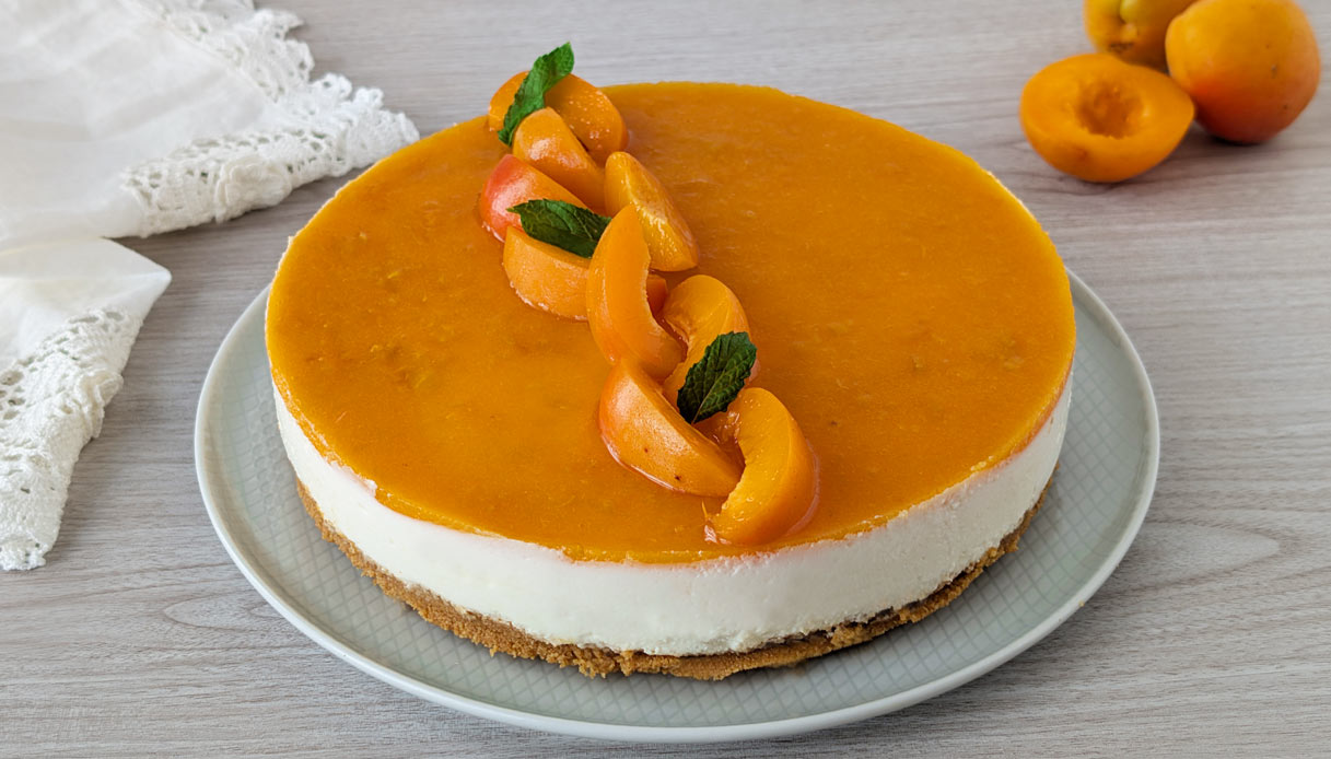 Cheesecake di albicocche