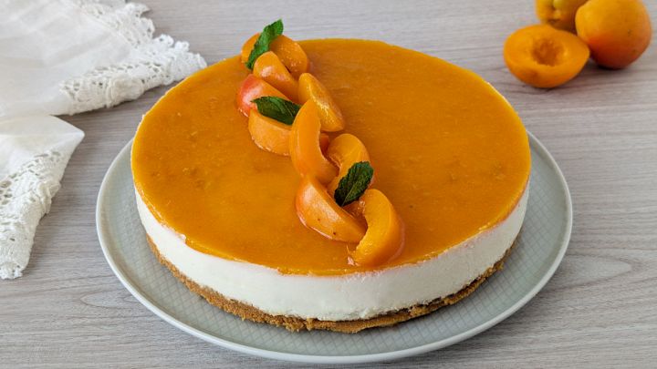 Cheesecake di albicocche