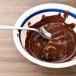 Crema di cioccolato e acqua calda