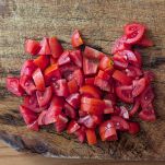 Affettare i pomodori