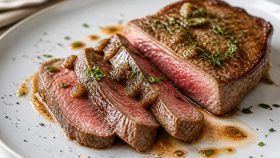 Entrecòtes di manzo con salsa di acciughe