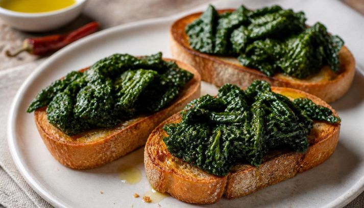Fettunta: ricetta toscana con cavolo nero