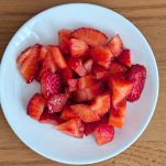 fragole a pezzetti
