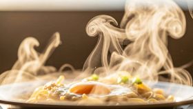 Pasta calda e fumante