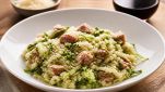 Risotto con verza e salsiccia