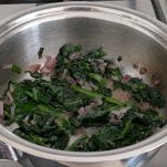 Fare soffriggere spinaci