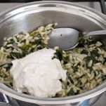 Mantecare con la ricotta