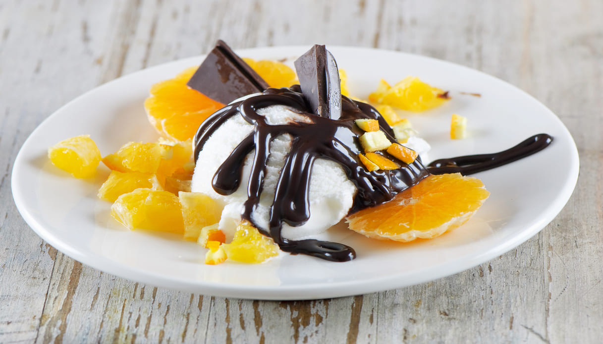 Semifreddo all'arancia