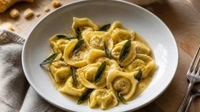 Tortellini vegani di patate e funghi porcini