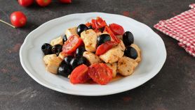 Bocconcini di pollo alla mediterranea