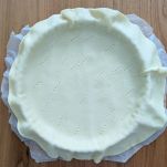 stampo rivestito con pasta brisèe