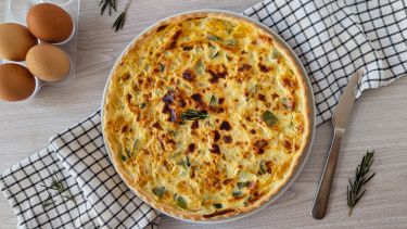 Crostata salata con zucca e zucchine
