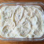 parmigiana di finocchi assemblata