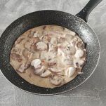 Funghi e speck con panna