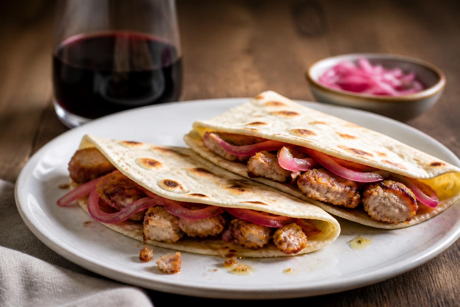 Piadina e ciccioli