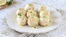 Polpette di pollo al limone