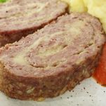 fette di polpettone ripieno