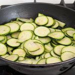 Padella con zucchine