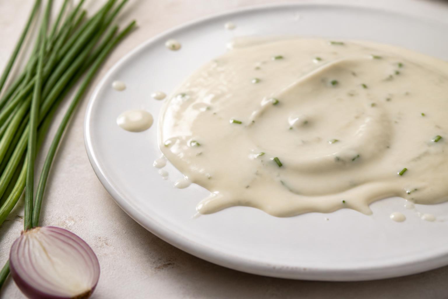 Salsa allo scalogno e erba cipollina