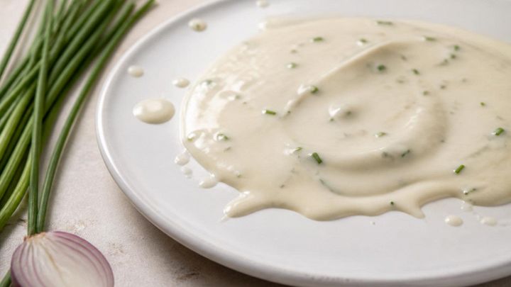 Salsa allo scalogno e erba cipollina